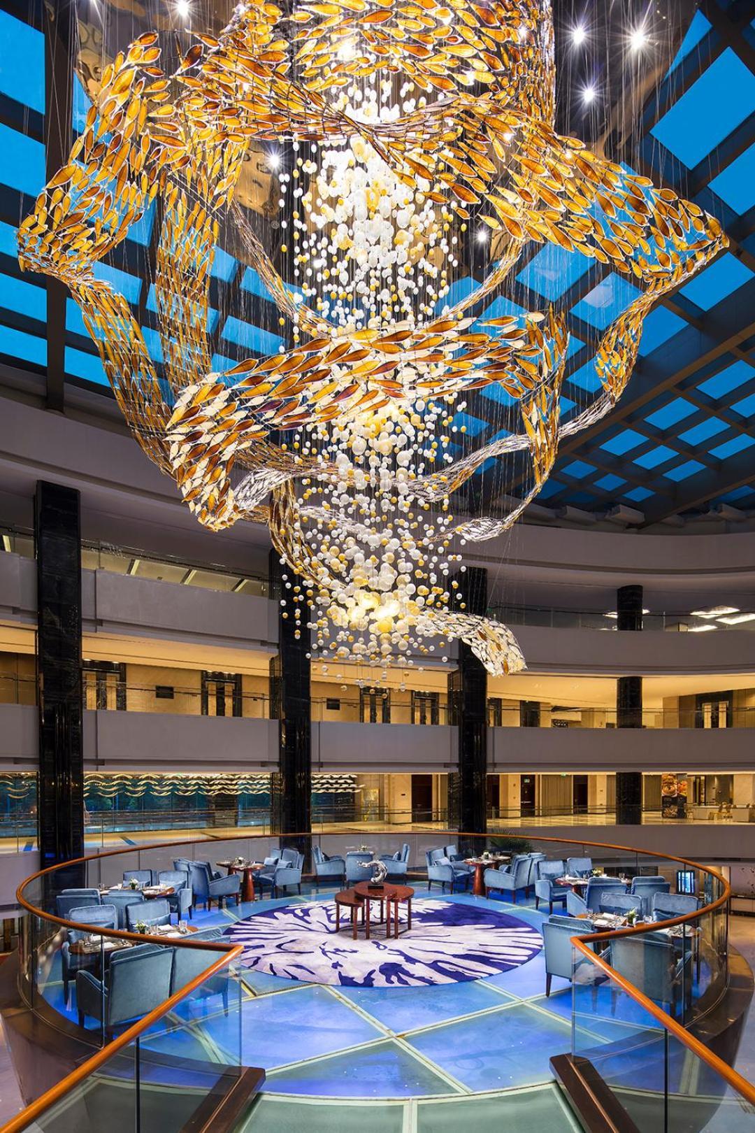 Hilton Foshan - Visit The Lobby Aquarium Exterior photo